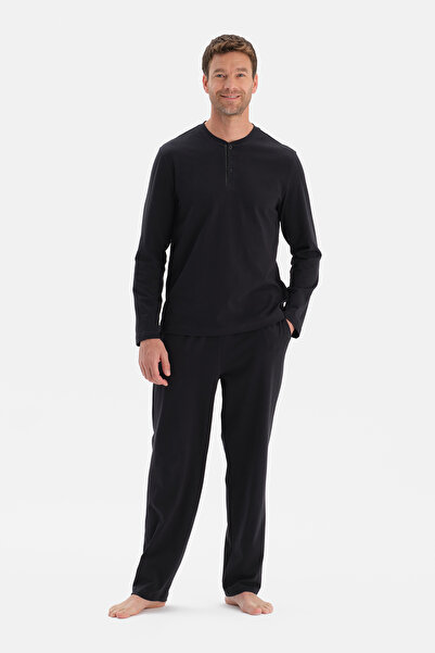 Dagi Long Sleeve Patched T-Shirt Pants Set