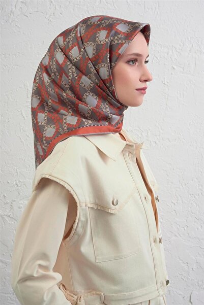 Armine Eșarfă clasică cu model Pure mătase Twill 9410D 35