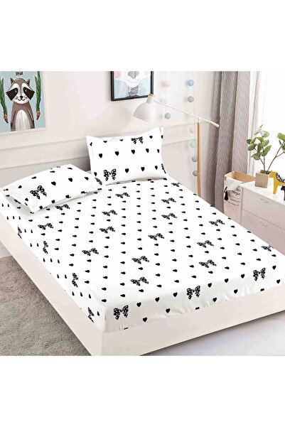 Inovius Husa de Pat cu Elastic din Finet + 2 Fete de Perna, Pat 1 Persoana, 90x200cm JJJ5241