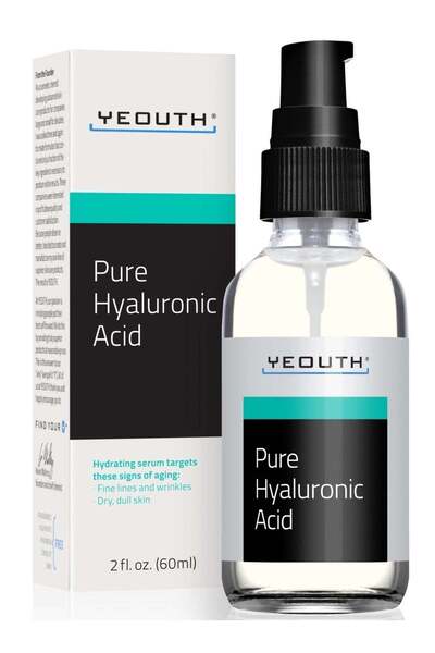 YEOUTH حمض الهيالورونيك النقي، 2 أونصة