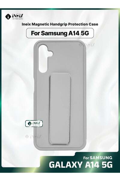 ineix حزام معصم مغناطيسي 3 في 1 مع حامل وغطاء جراب لهاتف Samsung Galaxy A14 5G