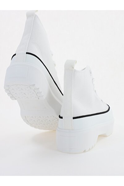 Bello Star Women's Sports Shoes Type High-top Sneakers with Laces White BS115BO2307068