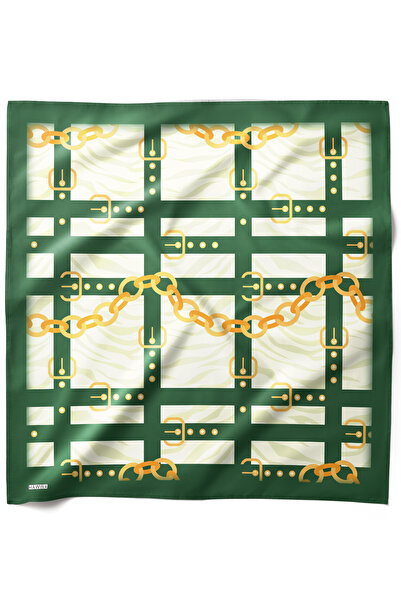 HAWWA وشاح باندانا بنمط السلسلة والحزام