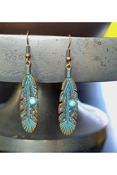 Ivory Pearl Ethnic Otanic Retro Earrings