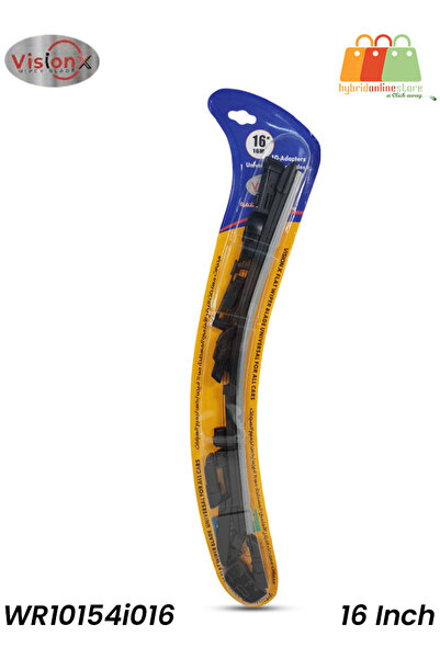 visionX WR10154i016 شفرة مساحات سيارة عالمية مقاس 16 بوصة مع 10 محولات - متوا...