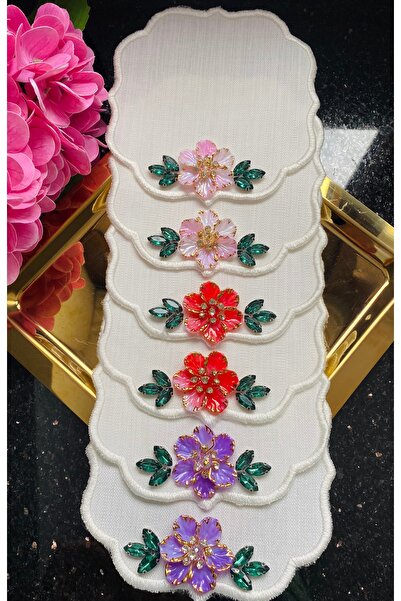 ELÇİÇEK HOME Sunum Peçete,Kokteyl Peçete,Kahve Yanı Sunum Peçete 6 adet