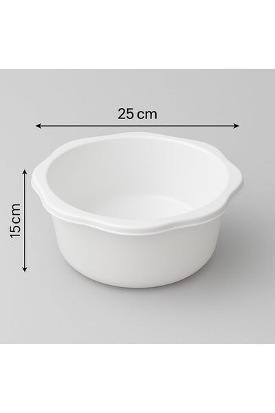 mastergold High-quality 25 cm Plastic Basin, 6 L Multipurpose Bucket for Kitchen, Laundry and Cleaning
