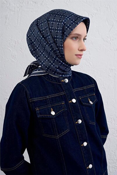 Armine cu model monogramă Eșarfă Pură mătase Twill 9440D 53