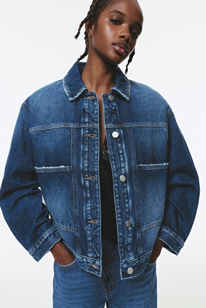 Pull & Bear İçi dolgulu denim ceket