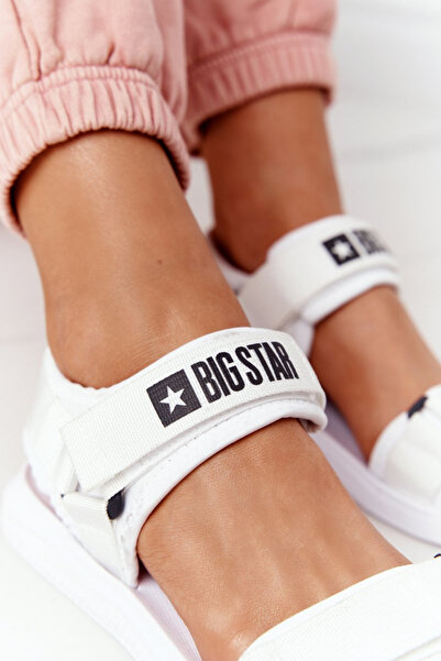 Big Star Shoes Women's sports sandals Big Star HH274A026 White 37
