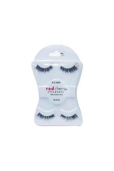 Red Cherry D WSP Eyelash Set Black - 2 Pairs