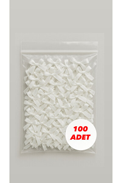 SERENA BD 100 adet saten fiyonk kurdele paketi hazır hediyelik yılbaşı süsü