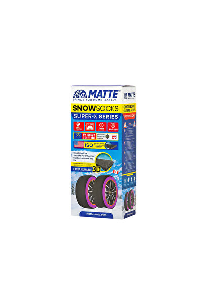 Matte Textile Car Chains Snow 3D Super-X size XXL