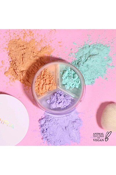 MOİRA بودرة تثبيت المكياج السائبة Set & Correct (006، محايد متوسط)