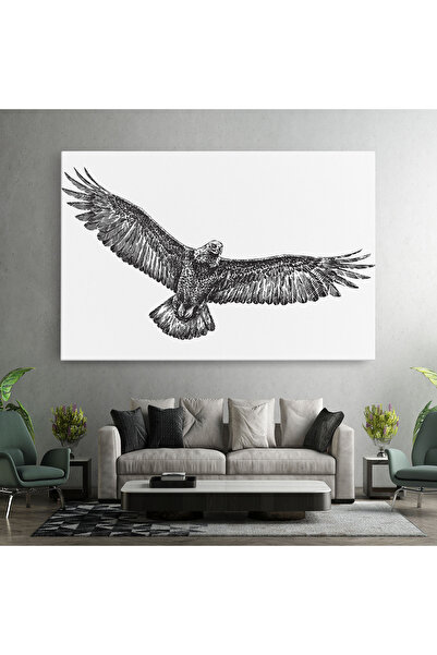 Arthub Canvas Painting, Bedroom And Living Room, Modern, Eagle Art Line