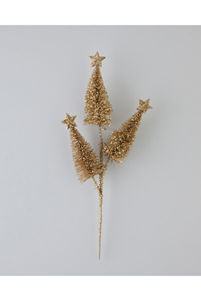 English Home Pine Needle Tek Dal Yapay Çiçek 61 cm Gold