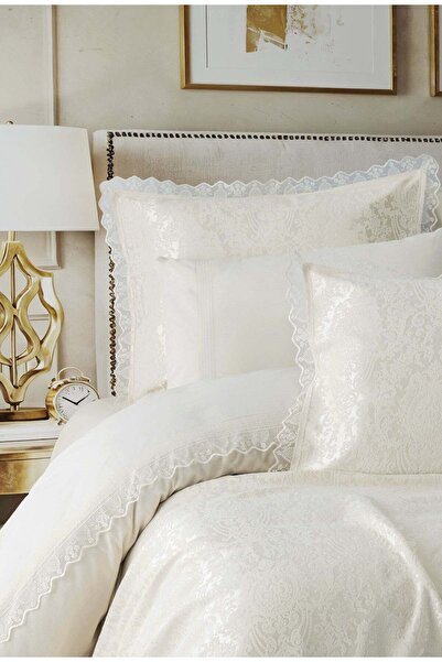 Cotton Box Chi Double Pique Duvet Cover Set Velora Cream