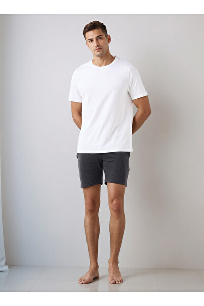 FAV طقم ملابس نوم رجالي قطني برباط للإغلاق