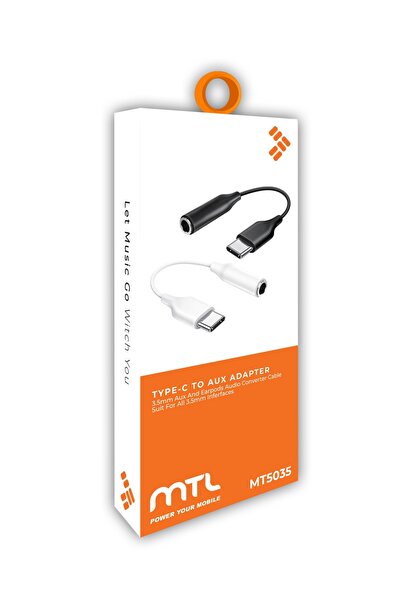 MTL Type-C to 3.5mm AUX Kulaklık Adaptörü - Tak Çalıştır Ses Dönüştürücü