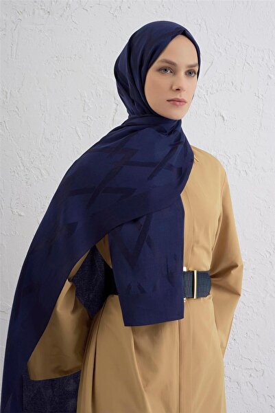 Armine Lyocell Naia Zigzag Pattern Shawl 1- 02