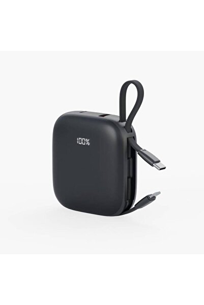 Smartlink SL3884FPB 10000MAh Portable Power Bank 22.5W Fast Charging Built-in Lightning and Type-C Cable