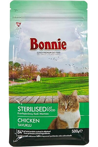 Bonnie Tavuklu, Yetişkin, Kısırlaştırılmış Kuru Kedi Maması, 0,5 kg