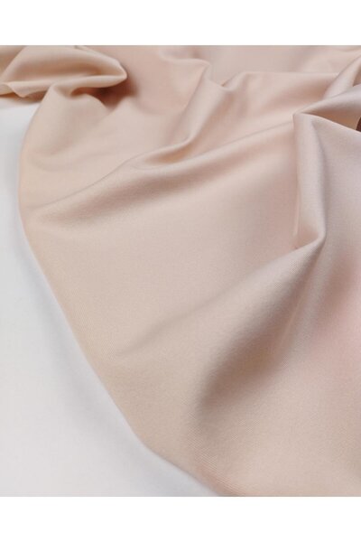 Kumaş Parça قماش جيرسيه باللون الوردي الفاتح (العرض 150 سم × الطول 360 سم)