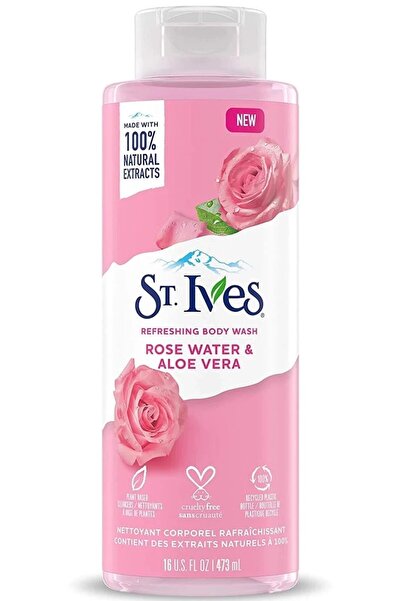 St. Ives Rose Water and Aloe Vera Body Wash 16 oz