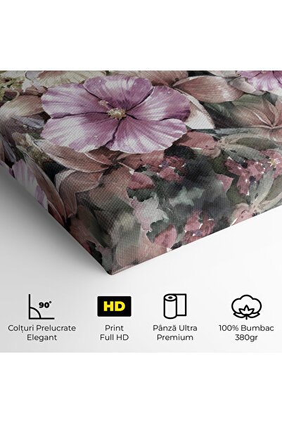 Arthub Canvas Painting, Bedroom And Living Room, Flowers, The Contrast Of Flowers