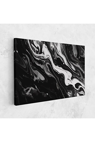 Arthub Canvas Painting, Bedroom And Living Room, Modern, Grey Art Marble