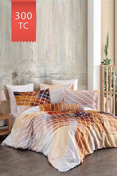 VAROL Royal Saten 300TC Nevresim Takımı (Çift Nevresimli) Family Size - TESLA