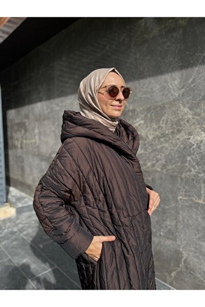 MissWhence V2810 Women's Coat with Snap Detail, Brown