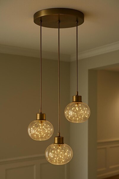 FERLUCE AVİZE PERİ LEDLİ AVZİE SC12-3 LÜ BAL