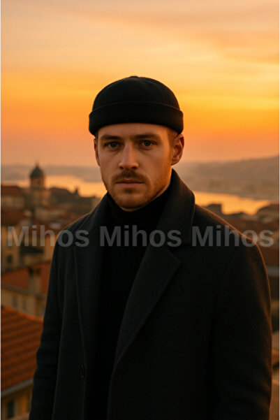 Mihos Men's Winter Cashmere Docker Model Brimless Hat