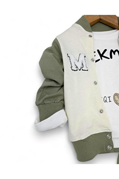 Egelite Baby Boy 3-Piece Seasonal Suit |   College Jacket, Long Sleeve Top and Bottom Set |   6-9-12-18-24 Months