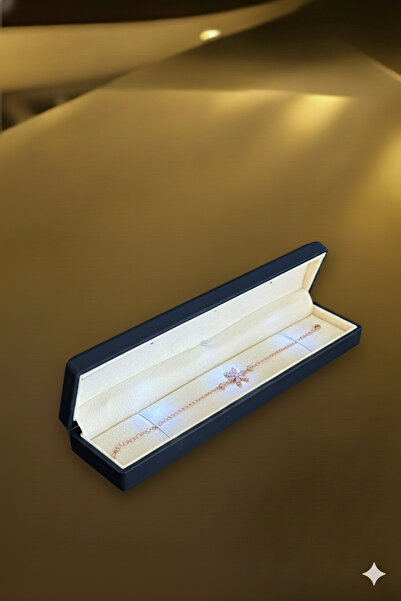 ADA LİFE GÜMÜŞ (PREMİUM IŞIKLI KUTULU) 925 Ayar Gümüş pembe taşlı Lotus Çiçeğ...