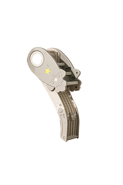 Moni Rocket Grey children's slide with foldable design, support handles, rounded edges, length