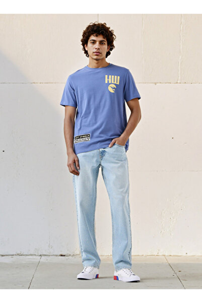 SP Characters Men Regular Fit Crew Neck Short Sleeves Hot Wheels Print T-shirt