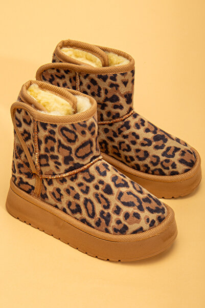 BURE AYAKKABI Çift Cırtlı İçi Kürklü Poli Taban Eva Astarlı Kız Çocuk Bot