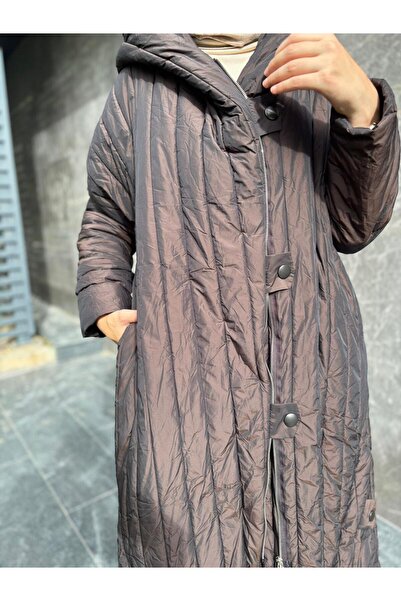 MissWhence V2810 Women's Coat with Snap Detail, Brown