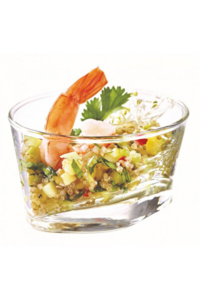 DUROBOR Set of 6 Glass appetizer cup 125 ml, model Galleo