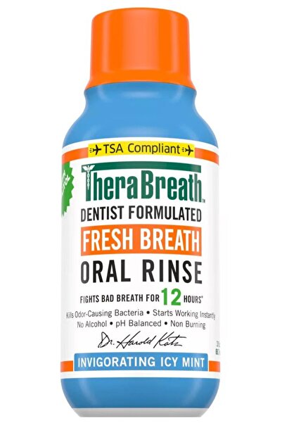 Therabath غسول الفم ثيرابريث فريش بريث بنكهة النعناع المثلج 3 أونصة