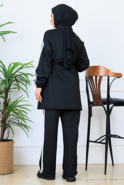 benguen Piped Scuba Suit N5333 Black