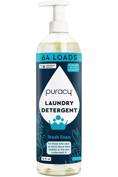 puracy منظف غسيل طبيعي للكتان المنعش 16 أونصة سائلة