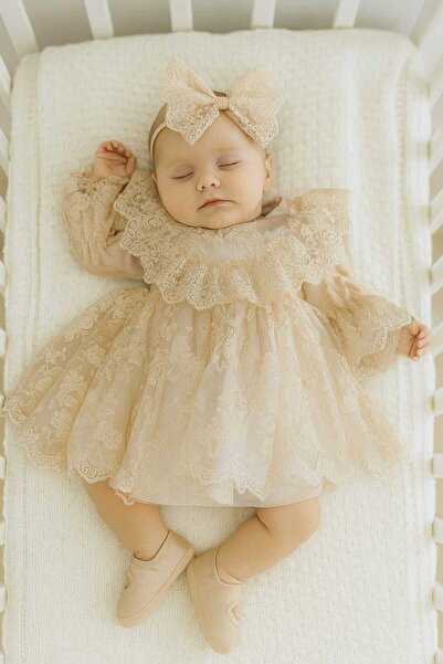 kidsense Baby Girl Lace Mevlütluk Dress Set