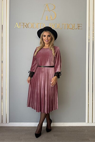 Afrodita Boutique Irma long velvet dress