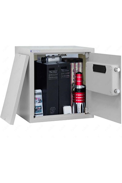 RUBIK Large Safe Box with Digital Keypad and Key Lock RB-40EGX (40x38x30 cm) White