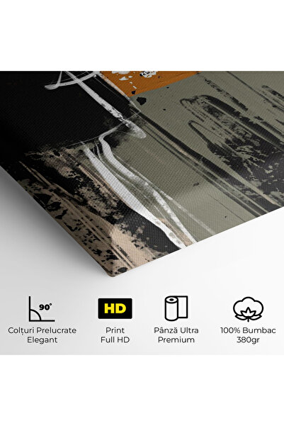 Arthub Canvas Painting, Bedroom And Living Room, Abstract, Modern Oil Painting With White