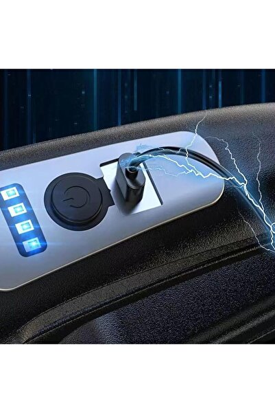 zola Aspirator auto fara saca Wireless,filtru HEPPA, portabil, 120W, USB, 30000 RPM, 38.5x5.5x9 cm, negru