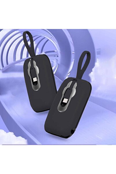 Smartlink SL3885FPB 10000MAh Portable Power Bank, 22.5W Fast Charging Built-in Type-C and Lightning Cable